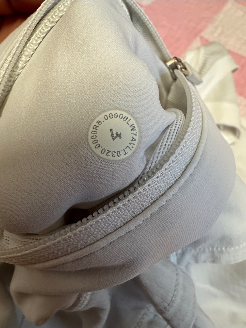 Set lululemon athletica White Racerback Tank & Running Shorts Set sz 4 - Picture 7 of 8